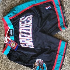Just Don H. C. Memphis Grizzlies Basketball Shorts 🏀